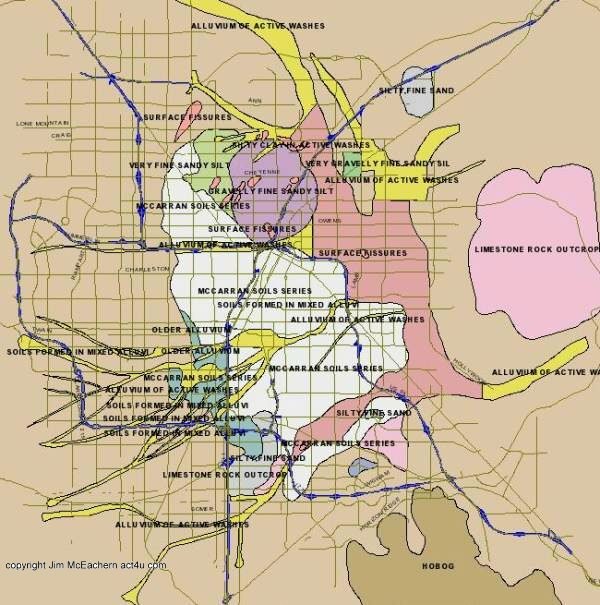 Las Vegas Soils Map