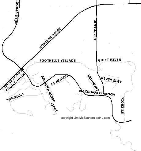 MacDonald Highlands map
