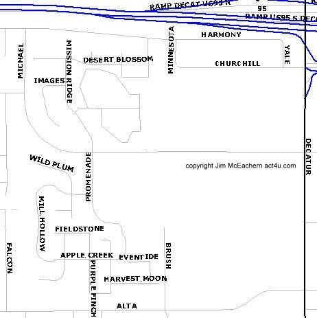 Promenade at the Meadows map