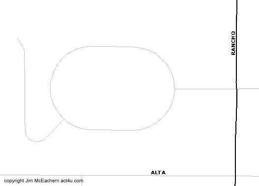 Rancho Circle map