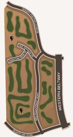 Red Rock Country Club map