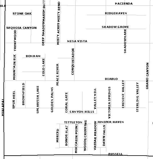 Shadow Mountain Ranch map