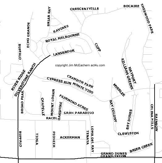 Silverstone Ranch map