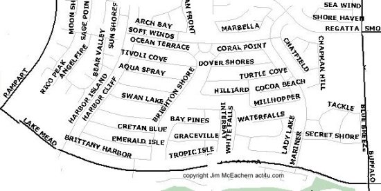 South Shore map