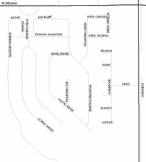 Spanish Hills map
