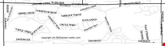 Spanish Trail map