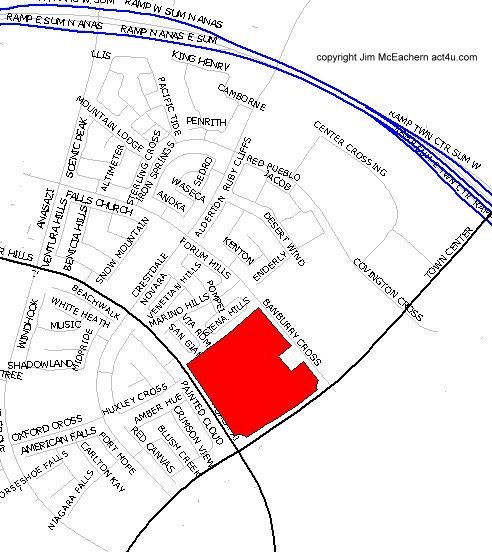 Summerlin Crossing map