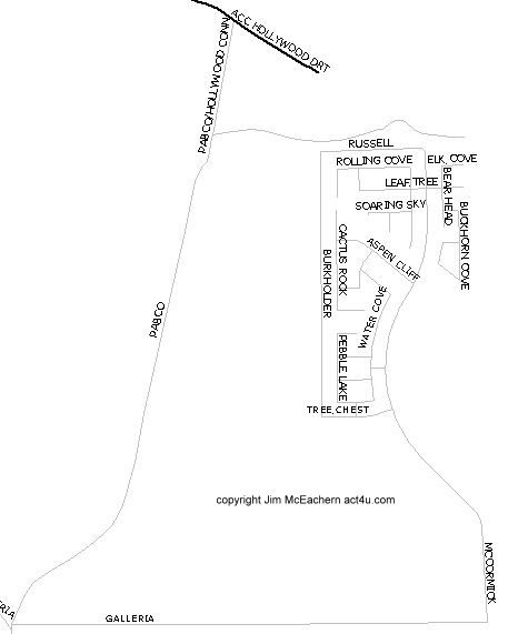 Weston Hills map