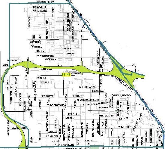 Las Vegas zip code 89149 map