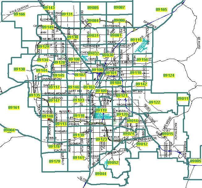 Las Vegas Zip Code Map Search Las Vegas Neighborhoods And